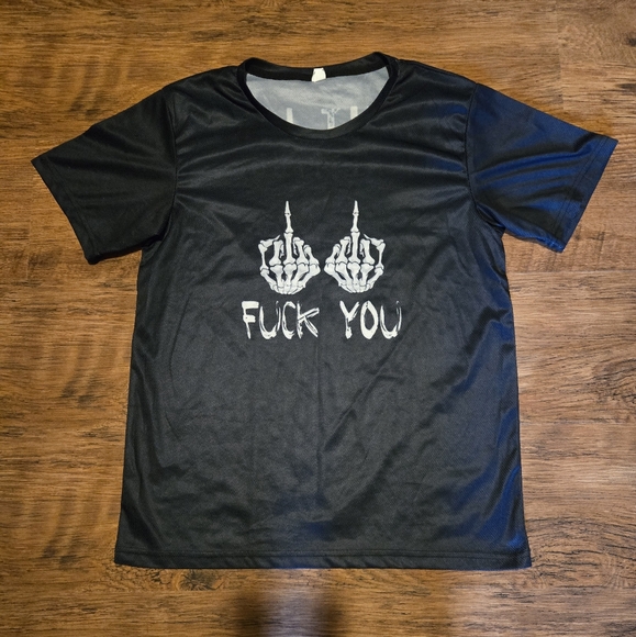 Vulgar Display Of Power T-Shirts Biker Tee lightweight rude skull Summer Shirt - Picture 4 of 5